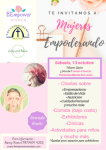 Read more about the article El Evento-Mujeres Empoderando