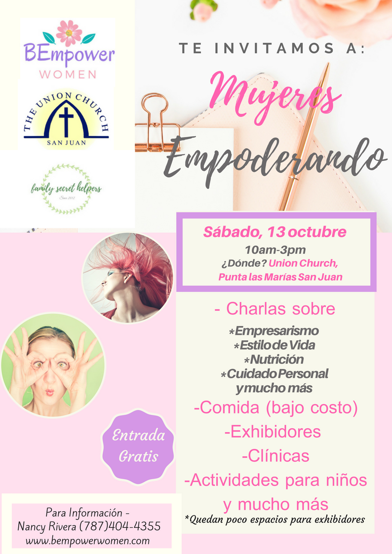 You are currently viewing El Evento-Mujeres Empoderando